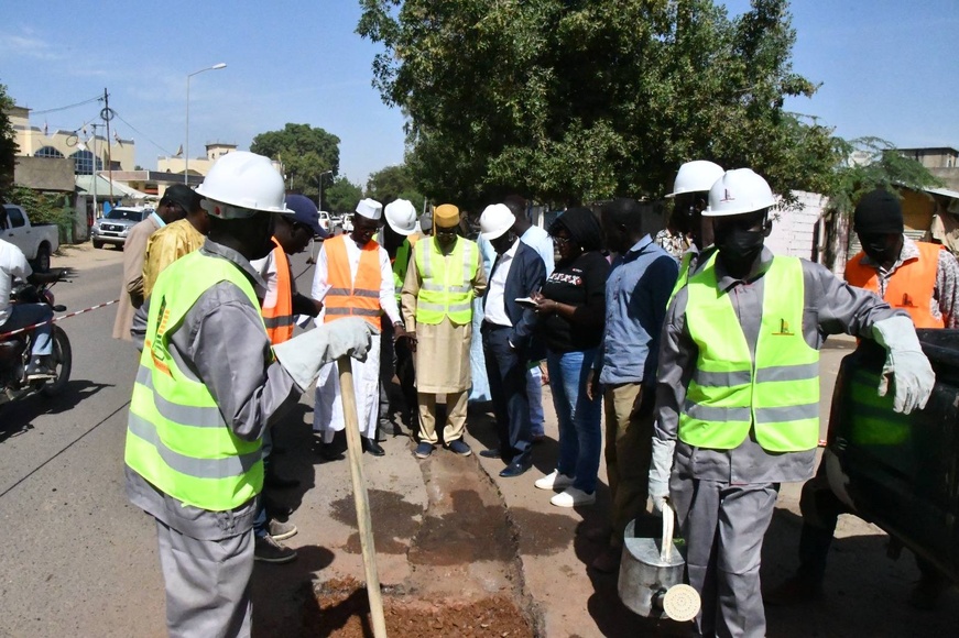 Nids-de-poule à Ndjamena : L'AGER mobilise ses équipes pour améliorer le réseau routier de la capitale