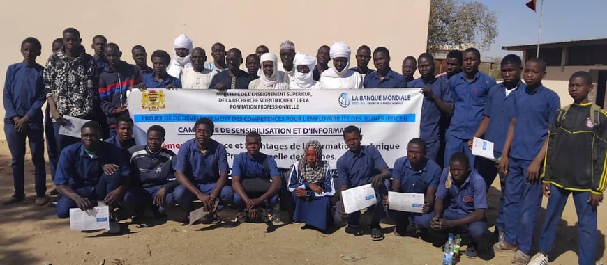 Tchad : une campagne pour promouvoir la formation technique et professionnelle des jeunes à Abéché