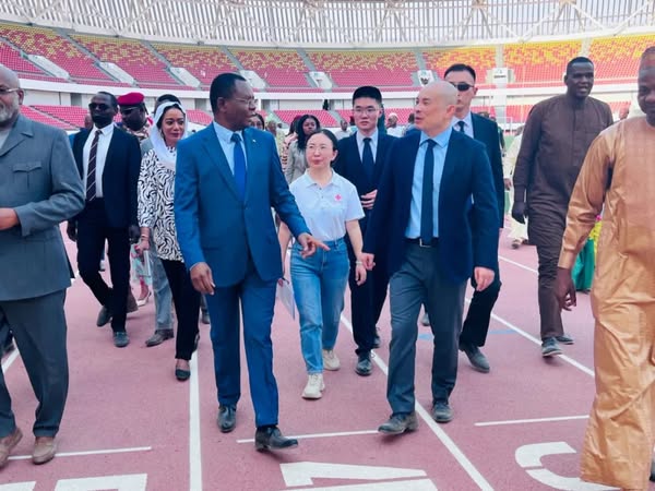 Tchad :  Les travaux de construction du Stade de Mandjafa sont désormais achevés à plus de 95 %