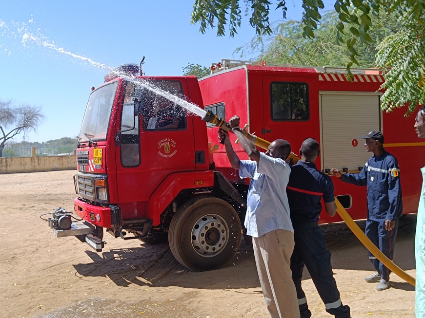 Tchad - Sécurité incendie à Ati : 14 jeunes sapeurs-pompiers formés et prêts à intervenir