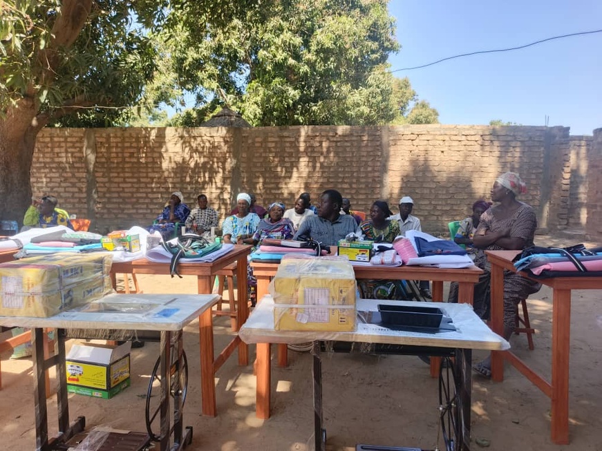 Tchad : Au Moyen-Chari, des personnes handicapées formées et équipées pour démarrer une activité de couture