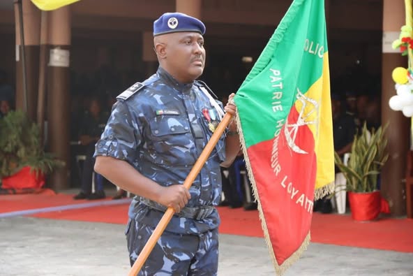 Brice Kokou Allowanou prend officiellement les rênes de la police Républicaine du Bénin