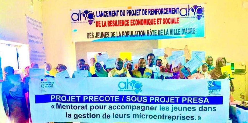 Tchad : au Ouaddaï, l’ONG AHA forme des jeunes pour bâtir des micro-entreprises solides et durables