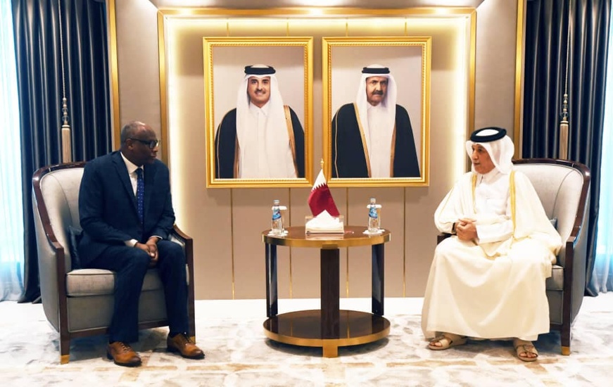 Tchad-Qatar :  l’ambassadeur Tchonai Elimi remet les copies figurées de ses lettres de créance