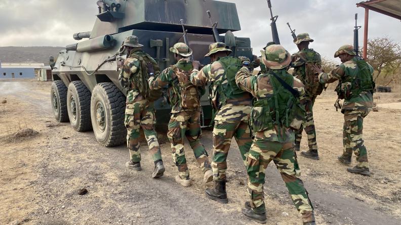 Des soldats français au Sénégal. Illustration © État-major des armées