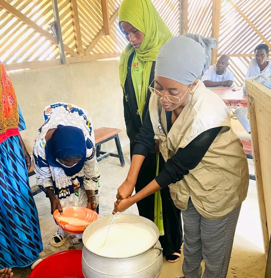 Tchad : formation et distribution nutritionnelle par Konoum Toullo au Centre de Santé de Farcha