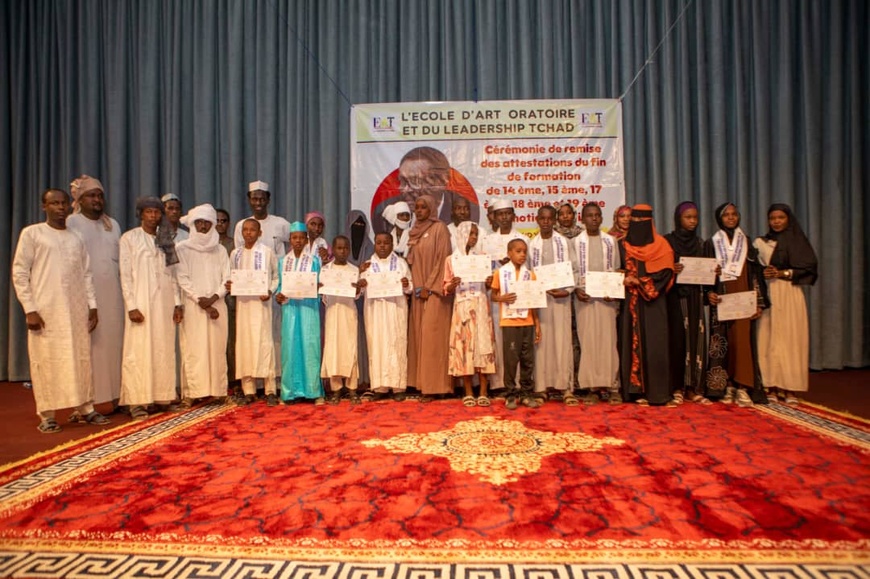 N'Djaména : L'École d'Art Oratoire et du Leadership Tchad diplôme ses nouvelles promotions