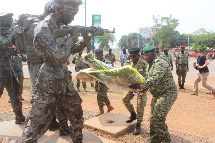 RCA : Bangui honore les défenseurs de la patrie lors d'une cérémonie émouvante