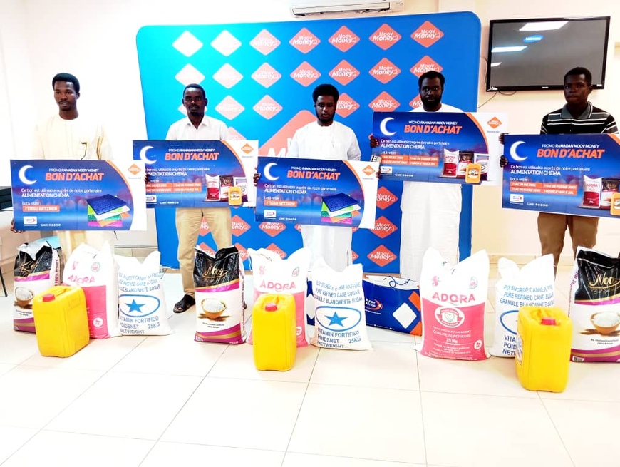 Tchad - Solidarité Ramadan : Moov-Africa distribue des dons aux gagnants de sa promotion