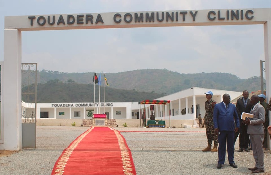 Centrafrique : Le Président Touadéra inaugure une clinique moderne pour les forces armées et la population