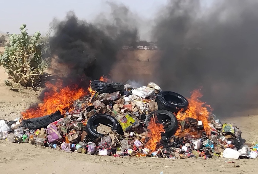 Tchad : incinération de produits dangereux par la voirie urbaine d'Abéché