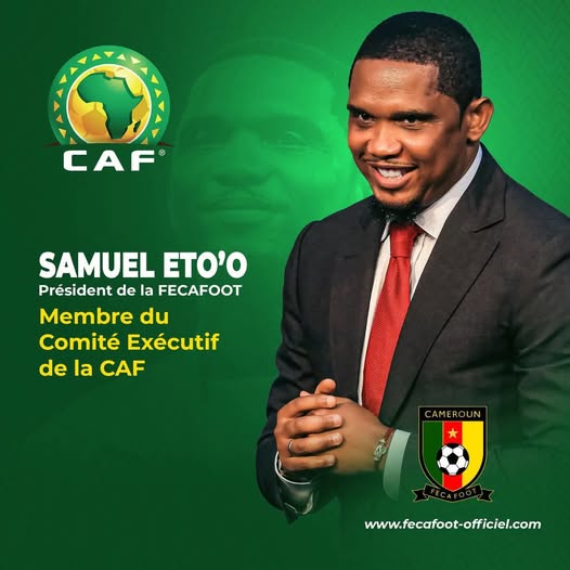 Samuel Eto'o fait son entrée au Comité Exécutif de la CAF après une bataille juridique