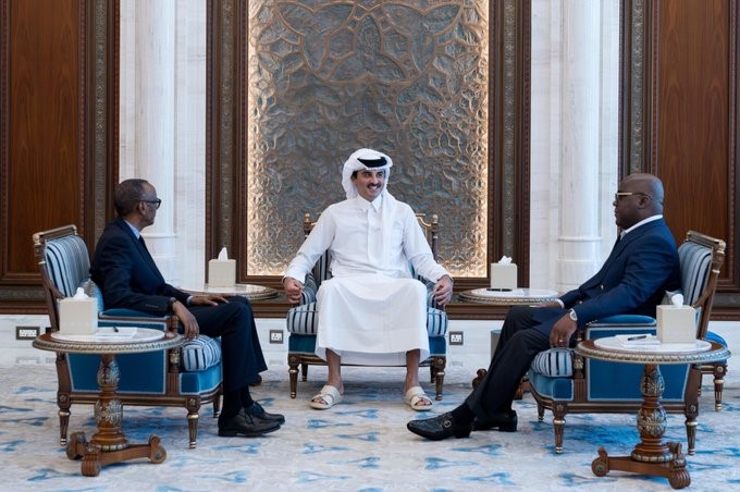 RDC - Paix dans la Région des Grands Lacs : Rencontre entre Félix Tshisekedi et Paul Kagame à Doha