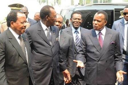 Les chefs d'Etats africain de la CEMAC. Crédit photo : Sources