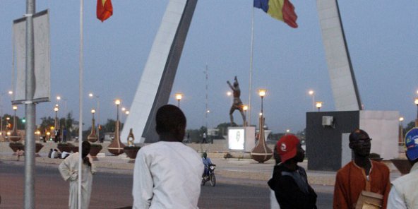 Vue de la Place de la Nation. à N'Djamena, capitale du Tchad. © Abdoulaye Barry/ Jeune Afrique