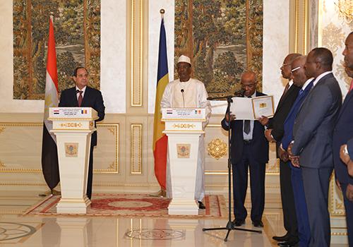 Al Sissi appelle la communauté internationale à soutenir les efforts du Tchad.