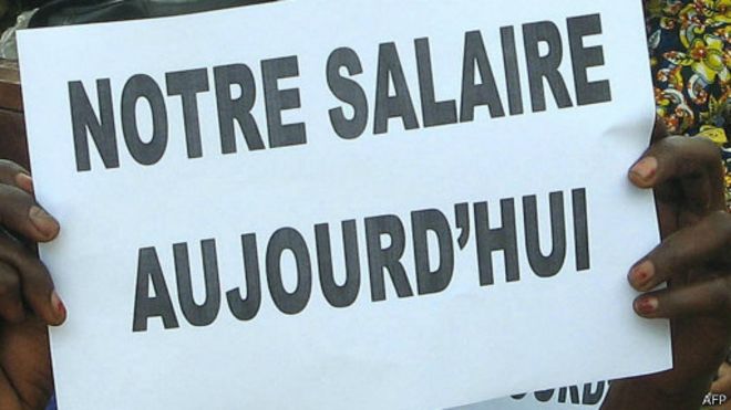 Manifestations des enseignants tchadiens pour réclamer le paiement de salaires le 21 juin 2007 (archives). Crédits : AFP