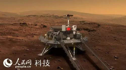 Mars rover. (photo: People’s Daily online)
