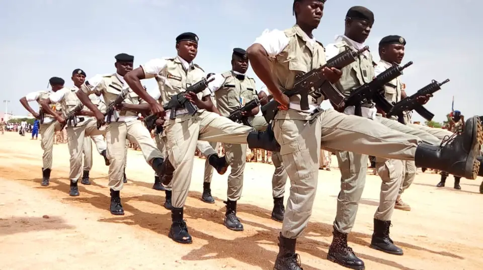 Des militaires tchadiens lors d'un défilé. Alwihda Info/archives