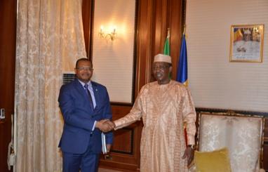 Tchad : le président de la BDEAC reçu par Idriss Déby