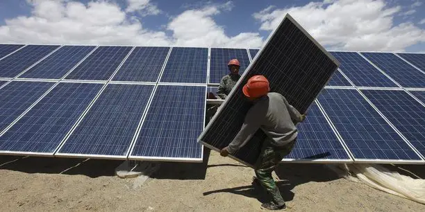 Une centrale solaire. © Thomson Reuters 2013.