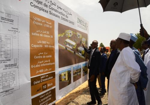 Tchad : lancement de la construction du complexe scolaire Cheikh Zayed.