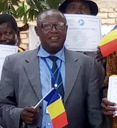 Le président du Réseau des associations pour la paix et la et la cohabitation pacifique du Logone Occidental (RAPCLO), Moussa Alkhali Moussa.