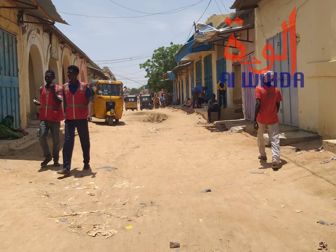 Tchad : les commerçants en grève au marché central d'Abéché. © Alwihda Info