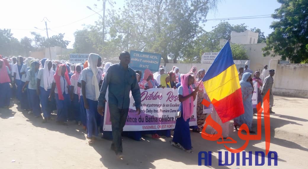 Tchad : une marche de sensibilisation contre le cancer à Ati. © Alwihda Info