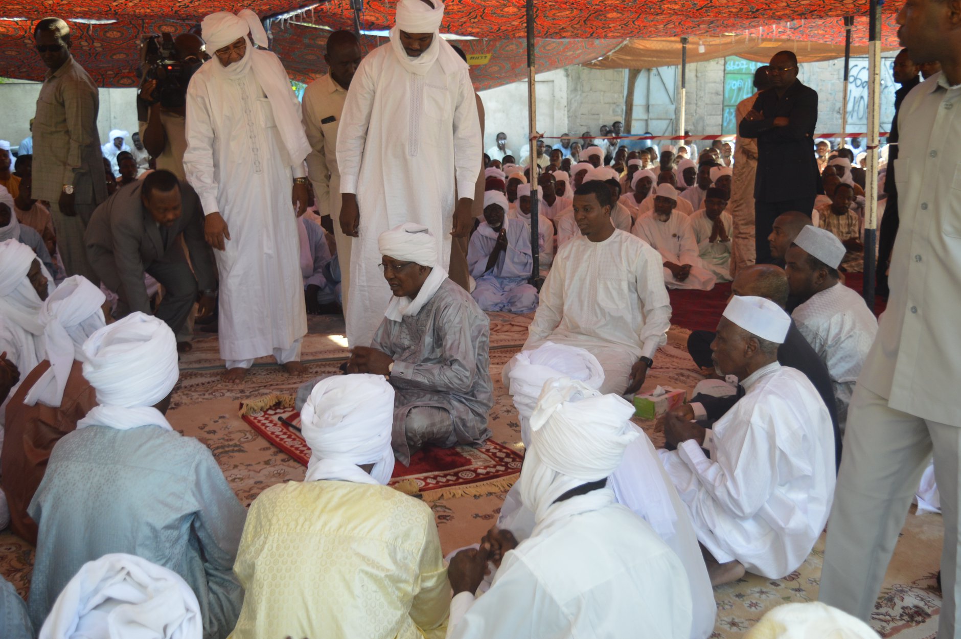 Tchad : le président s'est rendu au domicile familial de Zakaria Fadoul Kitir. © DR