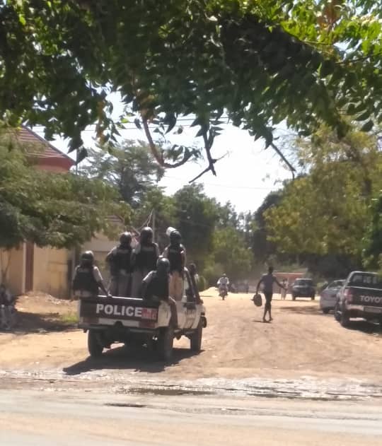 Tchad : heurts devant le lycée de la liberté à N'Djamena. © DR