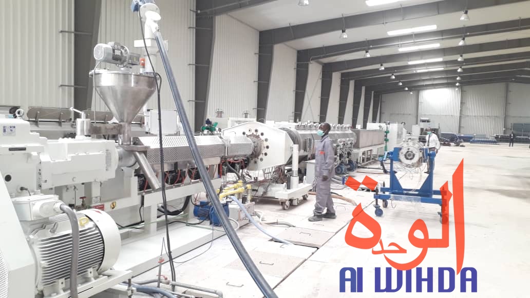 Le Made in Tchad s'impose avec l'usine de fabrication de tuyaux de Farcha. © Alwihda Info