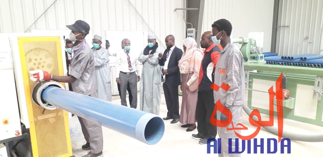 Le Made in Tchad s'impose avec l'usine de fabrication de tuyaux de Farcha. © Alwihda Info