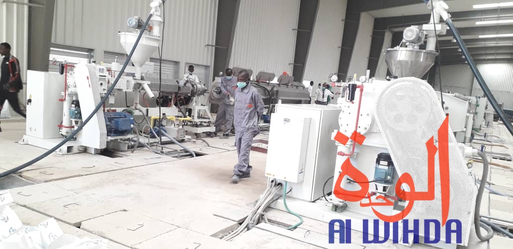 Le Made in Tchad s'impose avec l'usine de fabrication de tuyaux de Farcha. © Alwihda Info