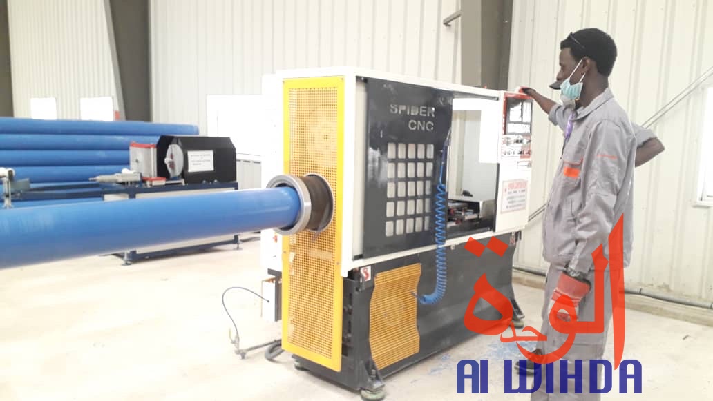 Le Made in Tchad s'impose avec l'usine de fabrication de tuyaux de Farcha. © Alwihda Info