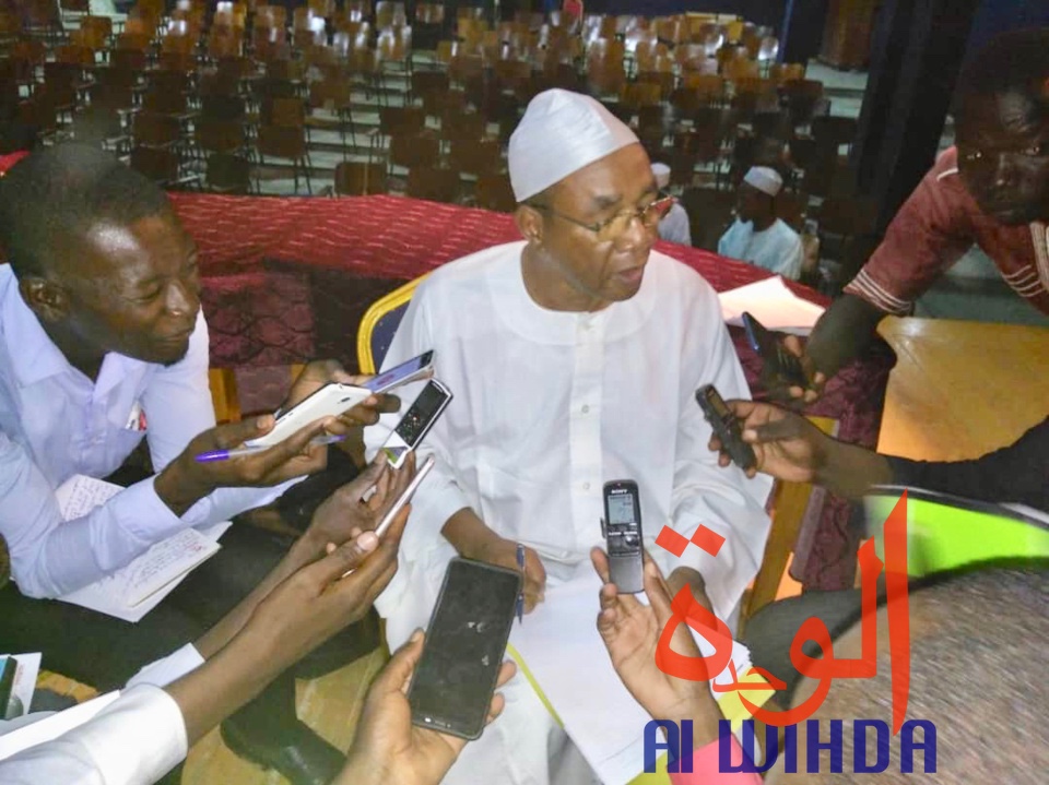 Le secrétaire général du Parti pour les libertés et le développement (PLD), Mahamat Ahmad-Alhabo. © Alwihda Info