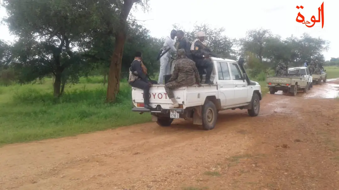 Des véhicules militaires à Goz Beida. Illustration. © Alwihda Info