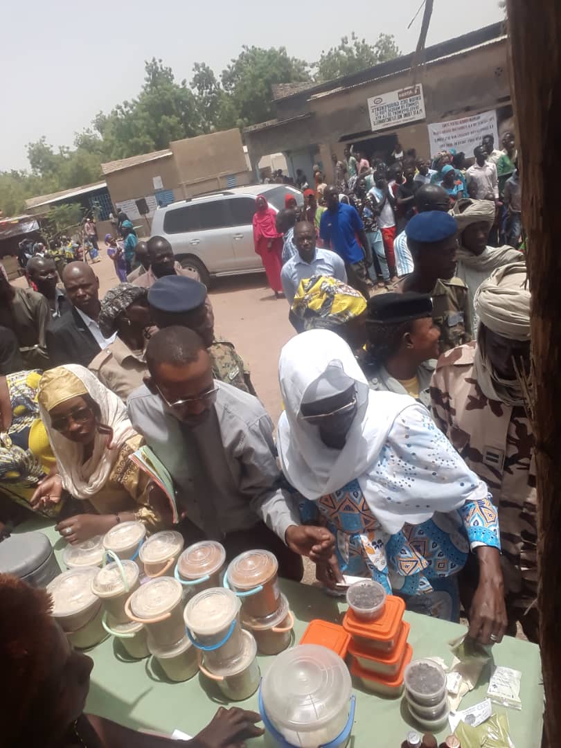 Tchad : à Bébédjia, la ministre Chamsal Houda lance la semaine de la femme de la Nya. © DR