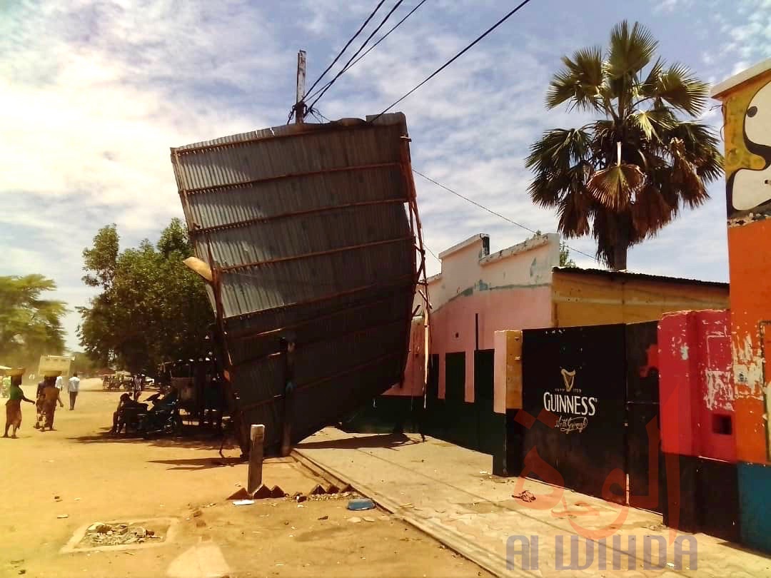 Tchad : de multiples dégâts à Moundou après une intempérie. © Golmen Ali