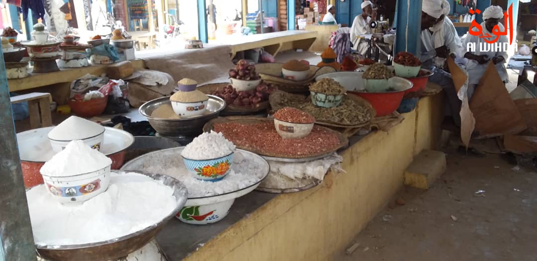 Un marché à Ati, au Tchad. © Hassan Djidda/Alwihda Info