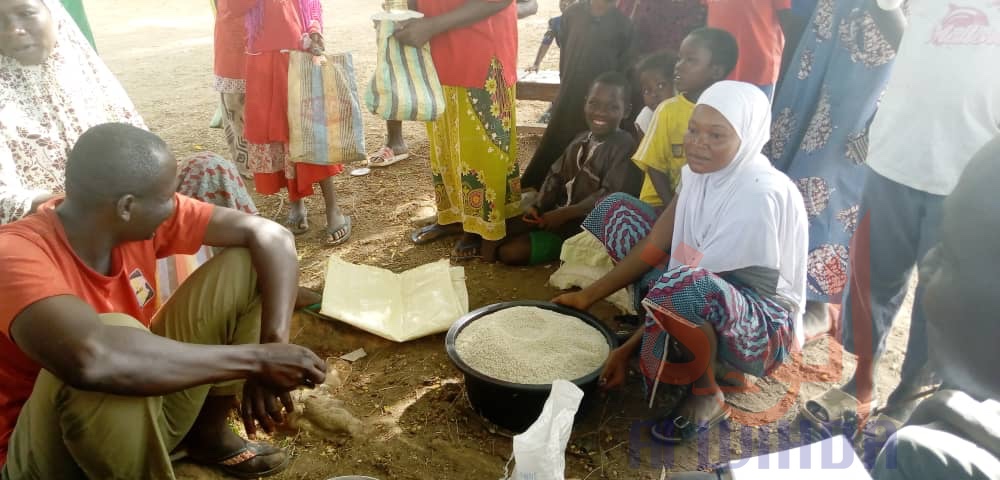 Tchad : la distribution des dons alimentaires crée des tensions à Laï. © Éric Guedi/Alwihda Info