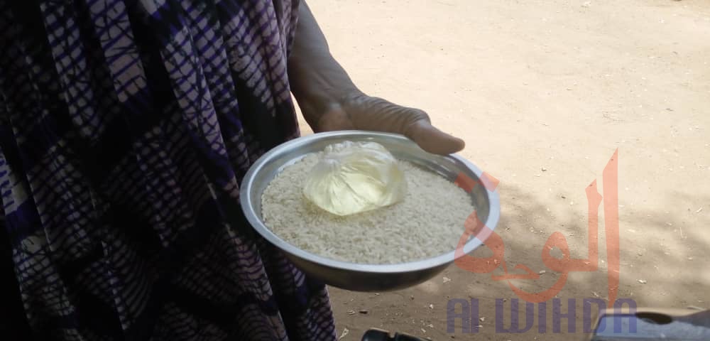 Tchad : la distribution des dons alimentaires crée des tensions à Laï. © Éric Guedi/Alwihda Info