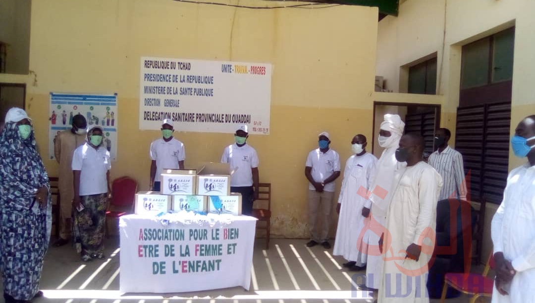 Tchad : à Abéché, des masques et lotions hydroalcooliques offerts au personnel de santé