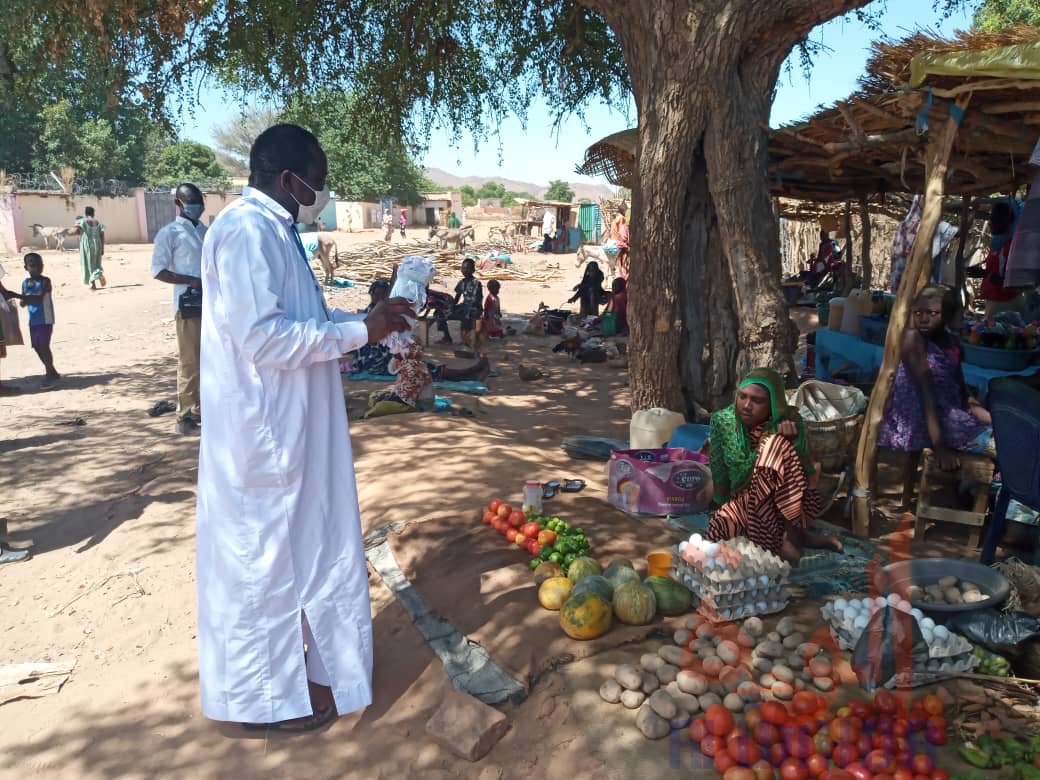 Tchad - Covid-19 : Abdelkerim Ahmadaye Bakhit vient en aide à la province de Sila. © Mahamat Issa Gadaya/Alwihda Info