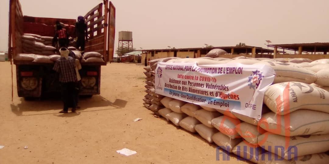 Tchad : au camp de Gaoui, des kits alimentaires et d'hygiène offerts pour 400 foyers