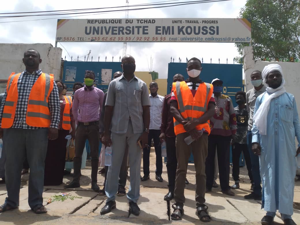 Tchad : L'Université Emi Koussi prépare sa reprise et reçoit un don de kits d'hygiène