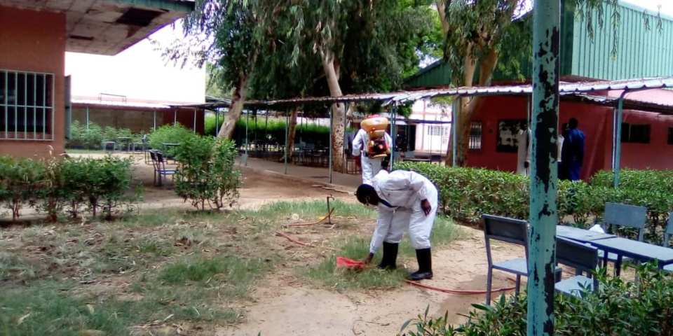 Tchad : Vitre Clair désinfecte l’Université de N’Djamena et la faculté de Toukra