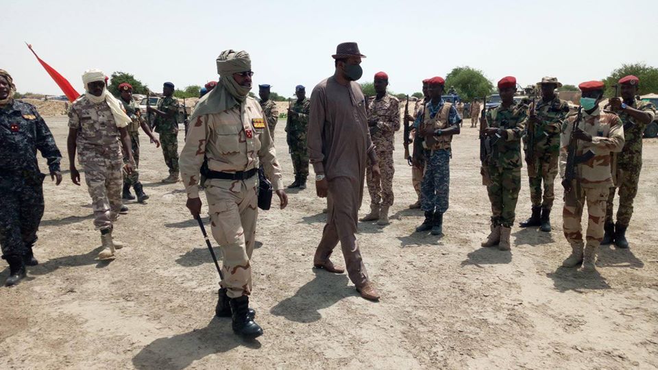 Tchad : le ministre des armées est arrivé à Baga Sola, au Lac. © DR/Min.armées