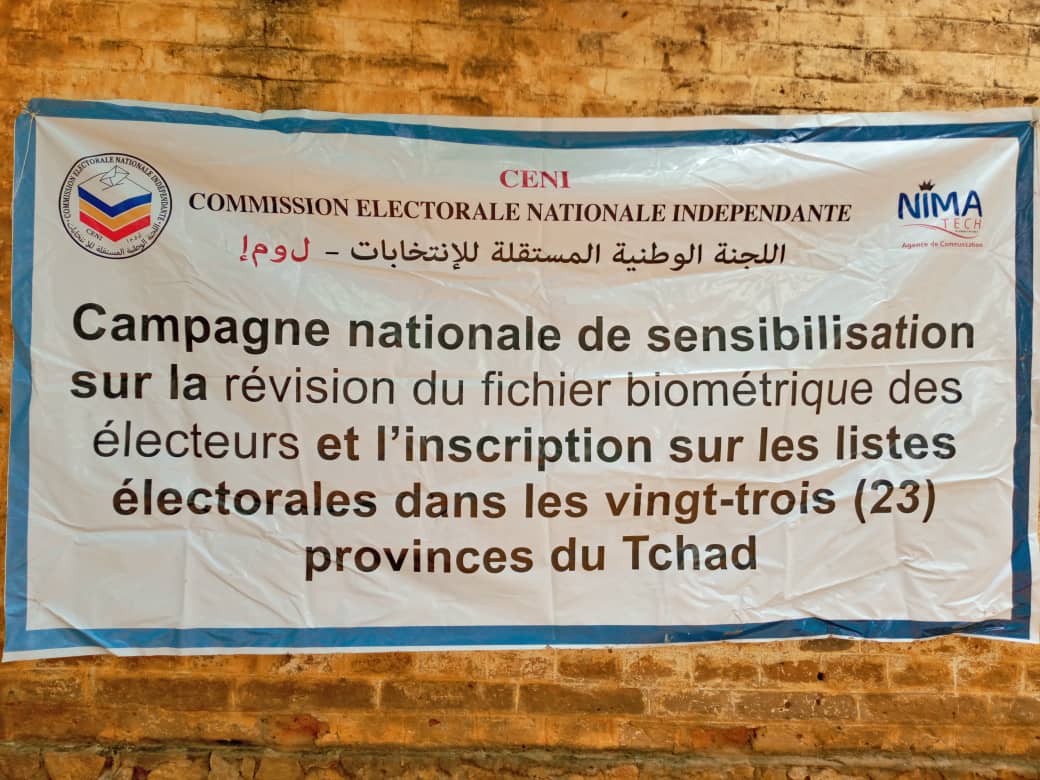 Tchad : le compte à rebours est lancé au Sila pour la révision du fichier électoral. © Mahamat Issa Gadaya/Alwihda Info