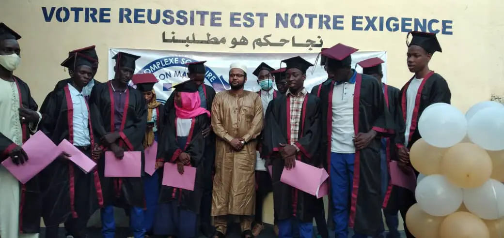 Tchad : le complexe scolaire Nelson Mandela célèbre la réussite de ses bacheliers. © Malick Mahamat/Alwihda Info